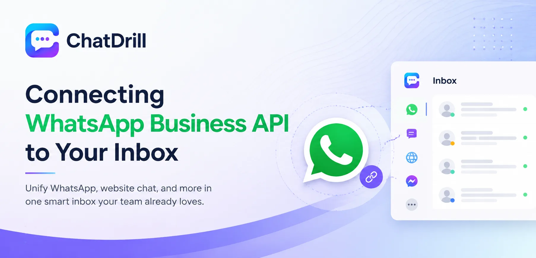 Connecting WhatsApp Business API to a shared inbox for unified customer support